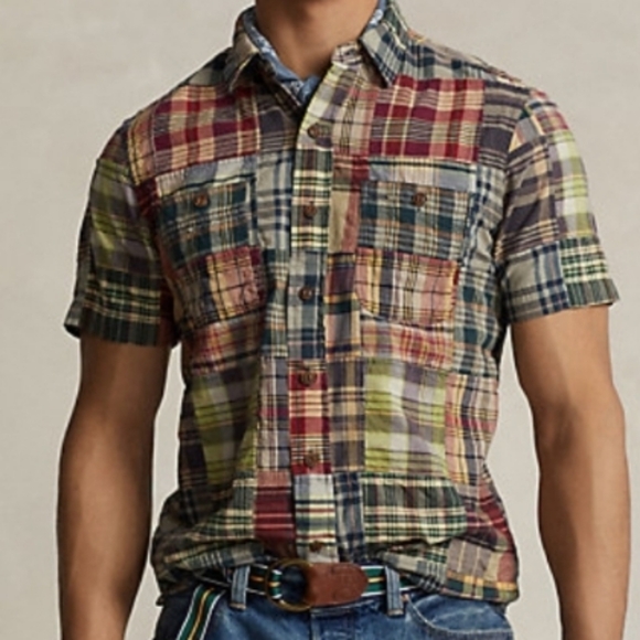 Polo Ralph Lauren Madras Shirt - Picture 1 of 7